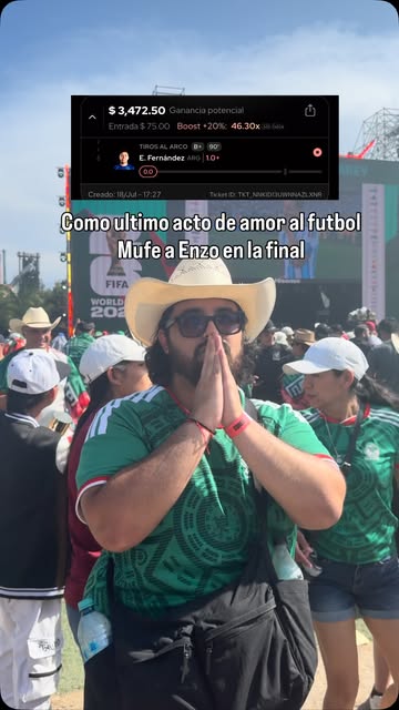 Jerry en la final del mundial
